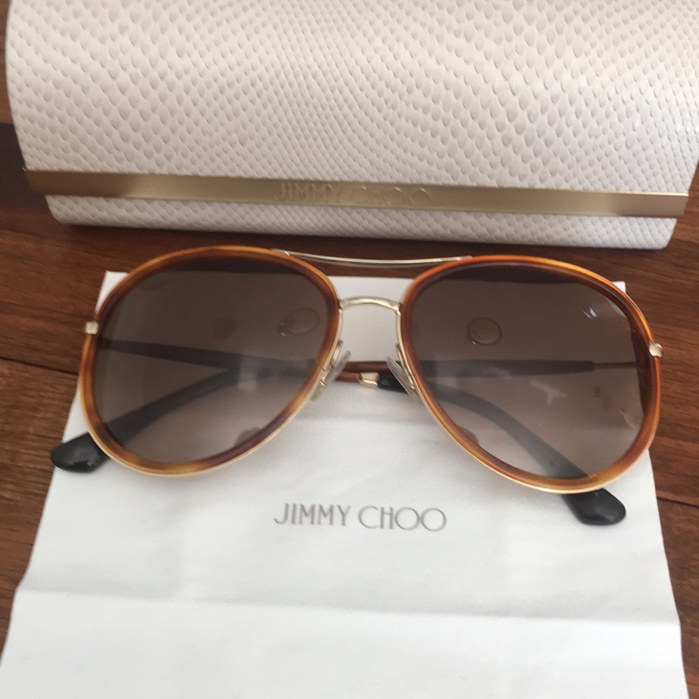 Jimmy Choo aviator sunglasses